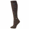 Ladies Brown Sock W Cowboy Boots & Hat Pattern - 0417102 -Western Cowboy Equipment 0417102 22409.1631720423