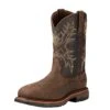 Ariat Men's Work Hog Composite Toe WP Work Boots 10017420 -Western Cowboy Equipment 10017420 3 4 front