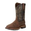 Men's Ariat WorkHog Wide Square Toe H20 10017436 -Western Cowboy Equipment 10017436 3 4 front