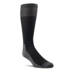 Mens Ariat VenTek Western Boot Socks Black 2 Pack Large 10038254