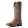 Ariat Ladies Primera Stretchfit Western Boot- Vintage Bomber 10038304 -Western Cowboy Equipment 10038304 3 4 front