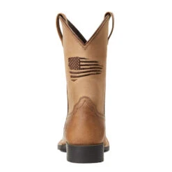 Ariat Kids Patriot II Western Boot 10039909 -Western Cowboy Equipment 10039909 heel 1