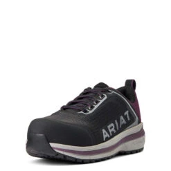 Ladies Ariat Outpace Composite Toe Safety Shoe Shadow Purple 10040323