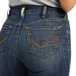 Ladies Ariat R.E.A.L. High Rise Fernanda Boot Cut Jeans 10040802 -Western Cowboy Equipment 10040802 02 1