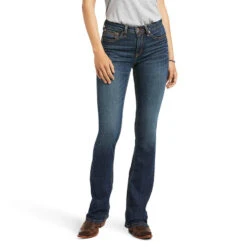 Ladies Ariat R.E.A.L. High Rise Fernanda Boot Cut Jeans 10040802