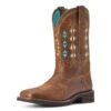 Ladies Ariat Delilah Deco Western Boot 10042419 -Western Cowboy Equipment 10042419 3 4 front 1