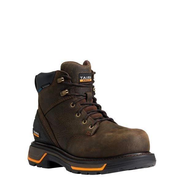 Ariat Iron Coffee Big Rig H2O Composite Toe Men's Round Toe Work Boot 10042550 3 Ariat Iron Coffee Big Rig H2O Composite Toe Men's Round Toe Work Boot 10042550