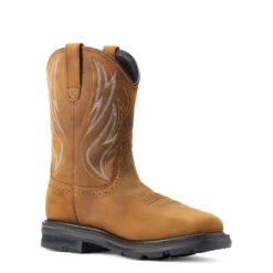 Sierra Shock Shield Waterproof Steel Toe Work Boot 10044544 -Western Cowboy Equipment 10044544 medial