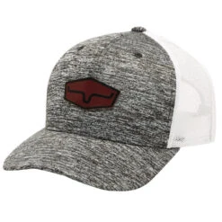 Kimes Ranch Box Seats Grey Heather Trucker Hat Cap