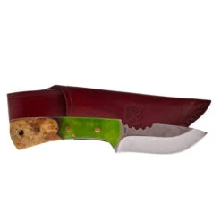 Twisted X Fixed Blade Rosewood Acrylic Knife W/Sheath XK406