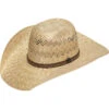 Ariat Men's Sisal Straw Punchy Cowboy Hat A73162 -Western Cowboy Equipment 2000172378 280 P1