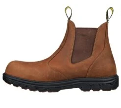 Men's Skechers Vicksburg-Sorrin Safety Toe Work Boots Brown 200164 -Western Cowboy Equipment 200164 CDB D 1