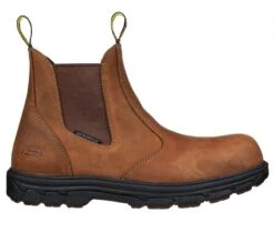 Men's Skechers Vicksburg-Sorrin Safety Toe Work Boots Brown 200164 -Western Cowboy Equipment 200164 CDB E 1