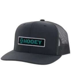Hooey " Lock Up" Grey Snapback Ball Cap 2313T-GY