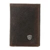 Ariat Shield Tri-Fold Wallet DARK BROWN A35122282 -Western Cowboy Equipment 2748516 p MULTIVIEW