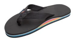 Rainbow Sandals Women’s Single Layer Classic Rubber W/EVA Filled Nylon Strap