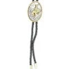 Double S Men's Oval Bucking Bronco Bolo Tie 22834