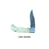Damascus Bone Lockback Folding Pocket Knife CSH-GH100 -Western Cowboy Equipment 3478265580 1