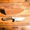 Circle SH Cutlery Fixed Blade Rosewood Handle Knife CSH40 2 Circle SH Cutlery Fixed Blade Rosewood Handle Knife CSH40 -Western Cowboy Equipment 3541775540 1