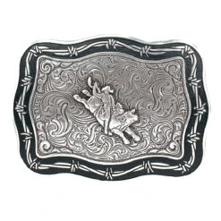 Crumrine Men's Vintage Bull Rider Barbwire Buckle 38028