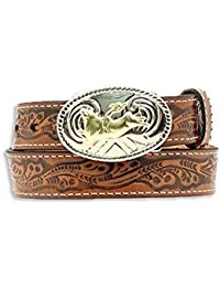 Nocona Boy's Bull Rider Buckle Belt