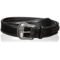 Nocona Top Hand Lace Edge Concho Western Belt Black N2475601