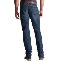 Men's Ariat Rebar M4 Low Rise Boot Cut Jeans 10016221