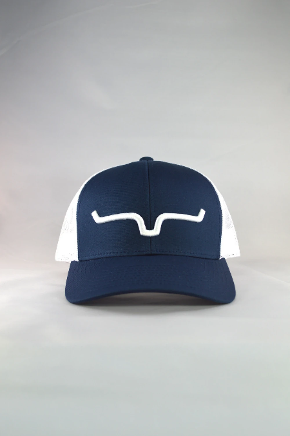 Kimes Ranch Weekly Trucker Ball Cap- Navy/White