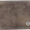 ARIAT Men's Shield Concho Grey Bifold Wallet -Western Cowboy Equipment 51PbWMW7e3S. AC UY218