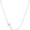 Montana Silversmiths Womens Montana Smith CZ Small Cross Necklace Silver NC1510 -Western Cowboy Equipment 51 WdCfRsmL. AC UL320 563