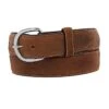 JUSTIN MEN'S BROWN CLASSIC WESTERN BELT 53709 -Western Cowboy Equipment 53709