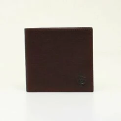 Ariat A35307283 Mens Bi-Fold Shield Logo Wallet Dark Copper