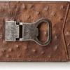 M&F Nocona Belt Co. Double Bifold Money Clip Ostrich, Brown -Western Cowboy Equipment 589e27d4 6200 4084 ad50 79f0f1a56cc1