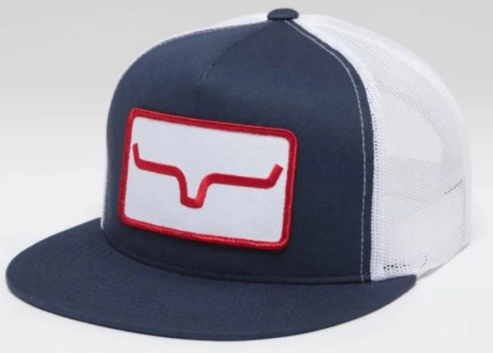Kimes Ranch Banner Ventilated Hat Blue 3 Kimes Ranch Banner Ventilated Hat Blue