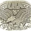 M&F Western Men's American Strong USA Eagle Oval Buckle, Silver, One Size 37122 -Western Cowboy Equipment 61IXw8tjftL. AC UL320