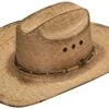 ARIAT Mens Fired Palm SS Crown & Brim Copper Eyelet Western Hat A65102