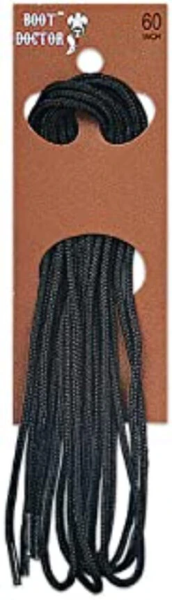 Boot Doctor Adult's Nylon Laces Black 45-in 0496601-45