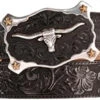 Justin Men's Longhorn Buckle Leather Belt -Western Cowboy Equipment 71ByhK0vhBL. AC UY218