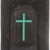 Ariat Men's Painted Cross W/ Tool Money Clip Wallet A3527202 -Western Cowboy Equipment 71QIpdX0wuL. AC UY445