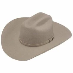 Men's Ariat 10X Beaver Fur Hat In Natural A7640048