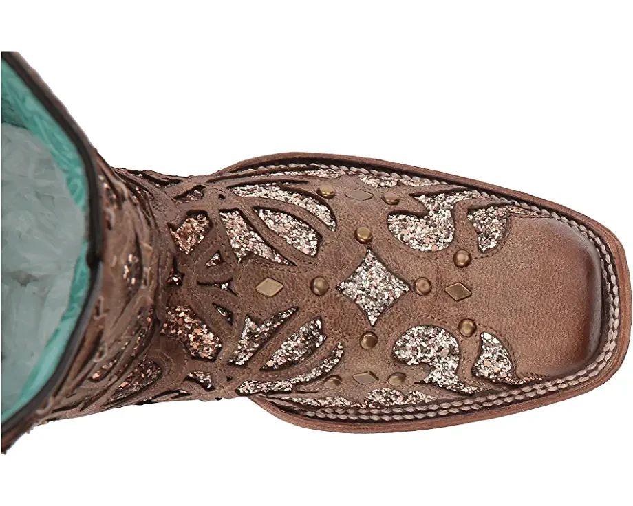 Corral Ladies Marsha Square Toe Boot C3275 6 Corral Ladies Marsha Square Toe Boot C3275 - Image 4