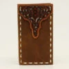 Ariat Floral Embossed Floral Tool Rodeo Checkbook/Wallet A3547144