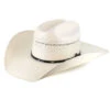 Ariat Men's 20X Cattleman Crease Double S Straw Cowboy Hat A73118 -Western Cowboy Equipment Ariat A73118 15