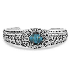 Montana Silversmiths At The Center Turquoise Bracelet BC4938
