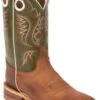 Justin Boots- Austin Cognac Cowhide- BR307 -Western Cowboy Equipment BR307 1000x1000 1