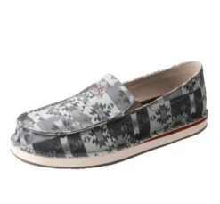 Twisted X Men’s Hooey Slip-On Grey Multi-MHYCL02