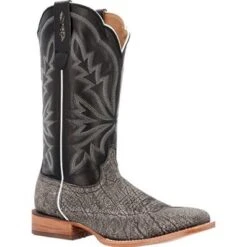 DURANGO® ARENA PRO EXOTICS™ CHARCOAL WESTERN BOOT DDB0436
