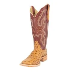 R. Watson Antique Bruciato Full Quill Ostrich Boot RWL4304