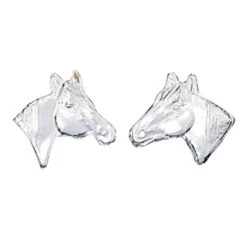 Montana Silversmiths Little Silver Horse Head Earrings