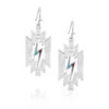 Montana Silversmiths MONTANA SILVERSMITH Thunder Cloud Earrings ER5321 -Western Cowboy Equipment ER5321